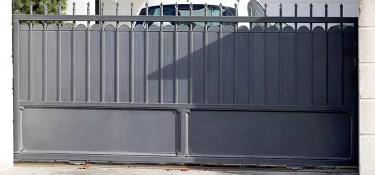 Metal Driveway Gate Installation Taber